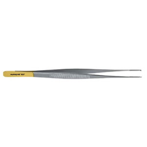 Pinces à tissus délicats en carbure de tungstène T/C, pointe de 1 mm, 1x2 dents, 5,5 pouces (14 cm), Micro Semken par Apto Enterprises - Product Image 4