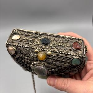 Elegant Mosaic <b>Clutch</b> with Artistic <b>Embellishments</b> Fashion-savvy Mosaic <b>Clutch</b> Bag for Women metal <b>clutch</b> purse bag - Product Image 3