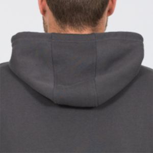 Sweat à capuche unisexe zippé en polaire 400g, hiver, coupe oversize, grandes tailles, impression de logo personnalisé, broderie, impression en relief épaisse, style hip-hop - Product Image 2