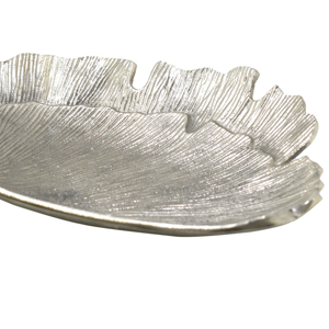 Bandeja de Servicio de Aluminio Fundido, Plateado Brillante, Dorado Brillante, Niquelado, Diseño Único Hecho a Mano, Alta Calidad, Personalizada - Product Image 1