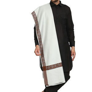 Chales de Hombro de Lujo para Hombre, de Alta Calidad, al por Mayor, Largos, Estampados, con Logotipo Personalizado, Tejidos, Modernos, Nuevos, de Cachemira Lisa - Product Image 1