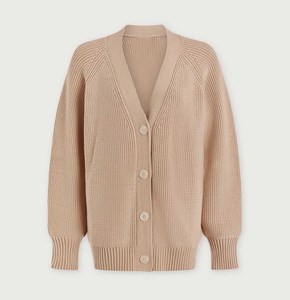 Premium V-Neck Button Up Silk Blend Knit Breathable Shirt Women's Smooth Texture Elegant Jumper High Quality Seasonal <b>Tops</b> - Product Image 1