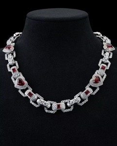 Colgante Circular con Forma de Dragón, con Incrustaciones de Diamantes Moissanite de Corte Redondo, Estilo Hip Hop, Dos Tonos, Plata 925, Joyería para Hombre - Product Image 6