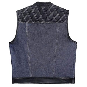 Nuevo Chaleco de Motocicleta Profesional para Hombre, de Cuero Perforado, Negro, de Piel de Vaca, Estilo Biker, Ropa Exterior Informal, Impermeable, Resistente al Viento, Personalizado - Product Image 3