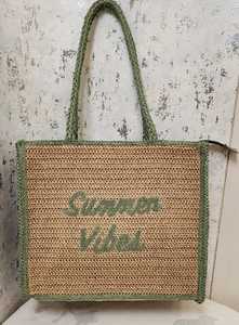 Women <b>Straw</b> Tote <b>Bag</b> Woven Shoulder Handbag Zipper Closure Large Capacity Summer Shopping Travel <b>Bag</b> - Product Image 3