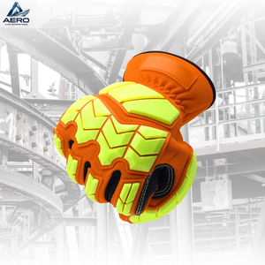 Anti-Slip Grip Premium Quality Impact-Resistant Safety Wear with Enhanced Palm Traction for Heavy-Duty Performance TPR Gloves - Product Image 4