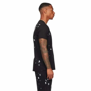 ชุดเสื้อยืดและกางเกงขาสั้นสองชิ้นสไตล์วินเทจสำหรับผู้ชาย ฤดูร้อน รักษ์โลก พร้อมโลโก้สั่งทำได้ - Product Image 3