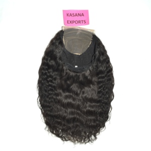 Perruque indienne Kinky Straight, aspect cuir chevelu naturel, faite à la main, cheveux Remy, base Full Lace pour volume, bonnet léger - Product Image 5
