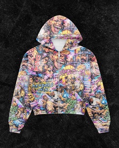 Sweat à capuche pour homme en molleton de coton mélangé, coupe décontractée, poche kangourou, vêtements décontractés, sweats à capuche pour hommes - Product Image 6