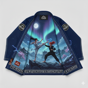 Uniforme de Jiu Jitsu Brasileño Premium 100% Algodón, Tejido Perla, Kimono BJJ 400g para Hombres y Mujeres, Competición, Empresa Comercializadora OEM - Product Image 2