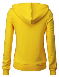 Servicio OEM, Sudadera Ligera con Cierre para Mujer, Perfecta para el Frío, Personalizada, 100% Algodón, Nueva Llegada, Suave, Top Ventas - Product Image 3