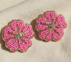 งานปักผนังลายเครื่องประดับ ต่างหูประดับลูกปัดหลายเม็ดแบบสั่งทำ ต่างหูสำหรับผู้หญิงสำหรับงานเทศกาลและงานปาร์ตี้ ราคาดีที่สุด ต่างหูลูกปัด - Product Image 5