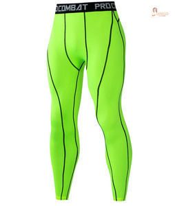 Leggings de sport pour homme, respirants, résistants à l'eau, à compression, à taille élastique, en spandex/nylon/coton - Product Image 2