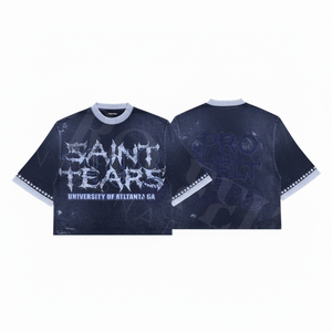 T-shirt Homme 100% Coton Haute Qualité Respirant Coupe Ample Hip Hop Manches Courtes Délavé à l'Acide Style Urbain Tendance Col Ras du Cou - Product Image 3