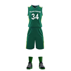 Lightweight Athletic Basketball Uniform Customizable Team Logo Jersey And Shorts Quick Dry Performance Wear For Teams - Product Image 4