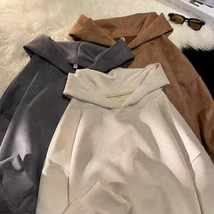 Marque tendance high street surdimensionné lourd 500gsm sérigraphie graphique Vintage sweats à capuche en daim hommes - Product Image 2