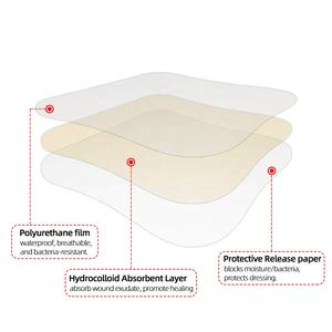 Muestra gratis Suministros para el cuidado de heridas 5cm X 5M Rollo de tirita hidrocoloide portátil - Product Image 3