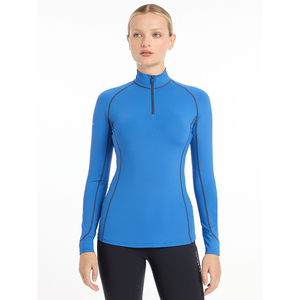 High Quality 4way Stretch Horse Riding Equestrian Shirt Top <b>Base</b> <b>Layer</b> Competition Show Shirt Polo in Soft Feel Technical Fabric - Product Image 1