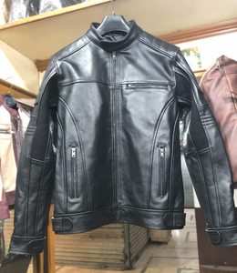 Veste d'hiver pour homme en cuir écologique, légère, à séchage rapide, décontractée, oversize, pour le travail, en plein air, imperméable, coupe-vent, avec fermeture éclair - Product Image 1