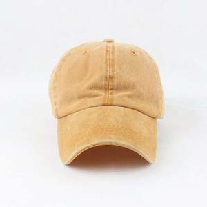 Gorra de béisbol vintage lavada y desgastada, de algodón, con visera, personalizable, para comercio electrónico transfronterizo, de moda, superventas. - Product Image 3