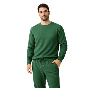 Conjunto de Ropa Exterior de 2 Piezas RTP Cozy Samavia para Hombre, Tejido Waffle Pique de Poliéster/Algodón, 300gsm, Transpirable, Estilo Europeo Personalizado - Product Image 1