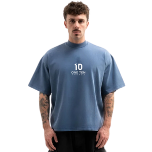 T-shirt Homme Coupe Décontractée Coton Premium Épais Col Rond Manches Courtes Style Boxy Décontracté Streetwear Vêtement Vierge Vente en Gros - Product Image 1