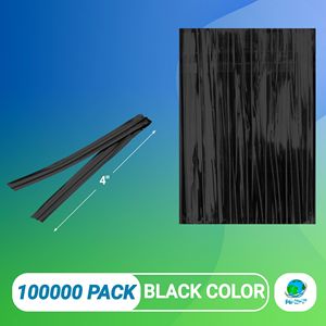 ถุงป๊อปเค้กขนมปังแบบใช้ซ้ำได้ถุงฟอยล์อลูมิเนียมมีความยืดหยุ่นสำหรับ100000ถุงฟอยล์แบบบิดได้สีดำ - Product Image 2