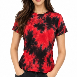 Women <b>Tie</b> <b>Dye</b> Casual Short Sleeve Tee <b>Shirt</b> Casual Style Modern Look Summer Wear Daily Outfit Fashion Tee Streetwear <b>T</b> <b>Shirt</b> - Product Image 3