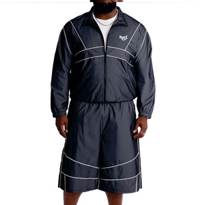 Ensemble de survêtement coupe-vent tendance pour hommes – Veste légère zippée et pantalon de jogging – Logo personnalisé – Vêtements de sport OEM en gros – Commandes de vestes pour hommes - Product Image 3