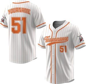 Maillot de baseball personnalisé OEM unisexe, T-shirt d'équipe respirant, grande taille, manches courtes, personnalisable - Product Image 2