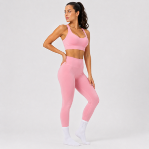 Sujetador deportivo push-up, top corto cómodo para fitness, transpirable, de alto impacto, para entrenamiento en el gimnasio, diseño elegante y moderno, diseño personalizado. - Product Image 6