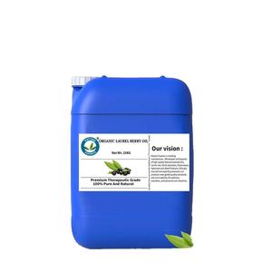 Huile de baies de Laurier (Laurus Nobilis) biologique certifiée USDA pressée à froid Katyani Exports - Fabricant et exportateur B2B en gros - Product Image 1