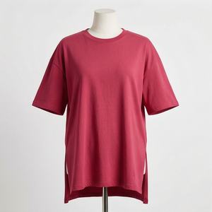 T-shirt oversize pour femme, style streetwear, en coton, impression DTF personnalisée, options de sublimation, couleur personnalisée, style décontracté et tendance - Product Image 1