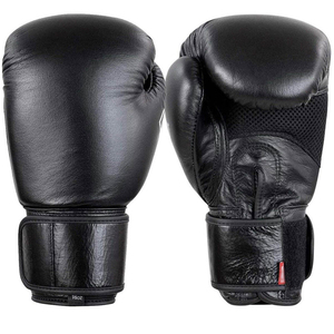 Guantes de MMA de Cuero Hechos en Fábrica, Precio al por Mayor, Nuevo Diseño, Guantes de Boxeo de Cuero con Logotipo Personalizado y Velcro - Product Image 3