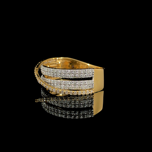 Anillo de Compromiso Clásico de Diamantes Naturales en Oro Amarillo de 18k Certificado para Mujer, Corte Brillante Redondo, de Lujo - Product Image 2