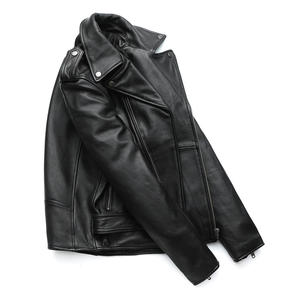 Vestes de moto classiques pour hommes en cuir synthétique enduit, épaisses, pour le printemps – Grande Vente - Product Image 2