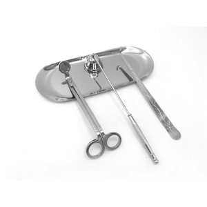 Kit d'entretien pour bougies avec <span class=keywords><strong>coupe</strong></span>-mèche et éteignoir, en acier inoxydable noir, coffret cadeau, accessoires pour bougies - Product Image 1