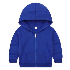 Sweat-shirt à capuche zippé pour enfants en coton et polyester, uniformes scolaires pour garçons et filles - Product Image 5