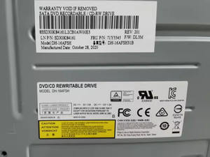 Unidad de Grabación de DVD SATA Interna para PC de Escritorio Lite-On DH-16AFSH 24X Unidad Óptica DVD±RW - Product Image 6