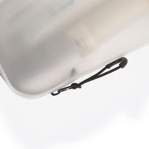 Bolsa de Maquillaje Personalizable de PVC con Tela de Malla Transparente Color Caramelo, Bolsa Cosmética Impermeable con Cierre Grande y Diseño de Hilo a la Moda - Product Image 4