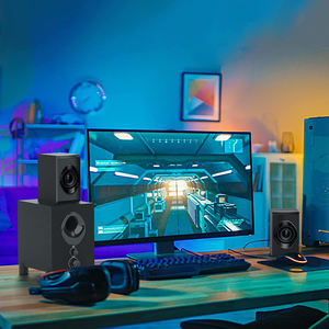 Haut-parleur Hi-Fi LBW-257 2.1 avec <span class=keywords><strong>caisson</strong></span> de basses, idéal pour le home cinéma et les PC, avec Bluetooth, USB, TF et AUX – Meilleures ventes <span class=keywords><strong>2022</strong></span> - Product Image 5