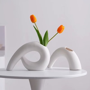 Jarrón de Cerámica Estilo Vintage Personalizable al por Mayor, Pieza de Decoración Rústica para el Hogar, Decoración Fantástica - Product Image 5