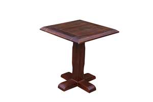 Hyacinth Water Chair Set With Wooden <b>Table</b> <b>Square</b> Design Rustic Style Upholstered Cushion Back Living Room Furniture - Product Image 3