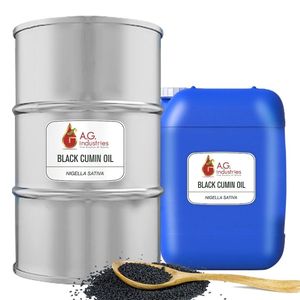 Huile de cumin en gros, qualité cosmétique, huile essentielle distillée à la vapeur, en vrac, marque privée OEM/ODM - Product Image 1