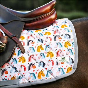 Tapis de selle pour chevaux de haute qualité, tapis de selle Horsing Around, sublimation, excellente qualité, tapis de selle d'équitation tout usage - Product Image 5