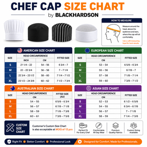 หมวกเชฟผ้าทวิลโพลีคอตตอน 240 GSM สีกากี ด้านบนเป็นตาข่าย แผงจีบ ปรับแต่งโลโก้ได้ ปรับขนาดได้ - Product Image 3