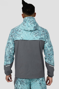 Conjunto de Chaqueta Corta Cortavientos de Invierno de 2 Piezas Personalizado para Hombre, con Cremallera, Capucha, Transpirable, de Nylon, Estilo Urbano, OEM - Product Image 4