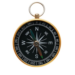 Premium Handmade Brass Nautical <b>Compass</b> with <b>Antique</b> Finish and Leather Case for Travel Camping and Decoration - Product Image 1