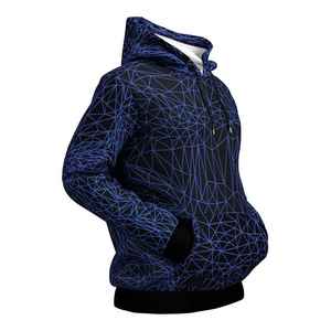 Hoodie unisexe streetwear d'hiver très populaire pour homme, avec logo de marque personnalisé brodé, en molleton épais 100 % coton, coupe oversize - Product Image 2