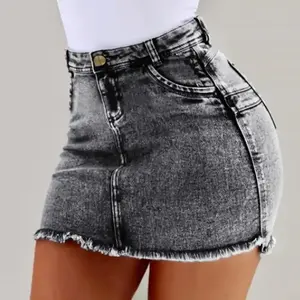 Shorts en jean pour femmes, classiques, vintage, taille haute, coupe ajustée, respirants, 100% coton, décontractés - Product Image 4